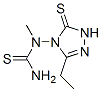 (9CI)-N-(3-乙基-1,5-二氫-5-硫氧代-4H-1,2,4-噻唑-4-基)-N-甲基硫脲結構式_451506-34-6結構式