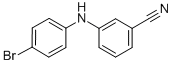 N-(4-溴苯基-n-(3-氰基苯基)胺結(jié)構(gòu)式_458550-45-3結(jié)構(gòu)式
