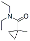 (9ci)-N,N-二乙基-1-甲基-環(huán)丙烷羧酰胺結(jié)構(gòu)式_467426-60-4結(jié)構(gòu)式
