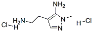 1H-pyrazole-4-ethanamine,5-amino-1-methyl-,dihydrochloride(9ci)Structure,474956-76-8Structure 1H-pyrazole-4-ethanamine,5-amino-1-methyl-,dihydrochloride(9ci) Structure,474956-76-8Structure