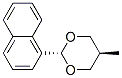 反式-(9ci)-5-甲基-2-(1-萘)-1,3-二噁烷結構式_475145-55-2結構式