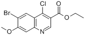 Ethyl 6-bromo-4-chloro-7-methoxyquinoline-3-carboxylateStructure,476194-45-3Structure Ethyl 6-bromo-4-chloro-7-methoxyquinoline-3-carboxylate Structure,476194-45-3Structure