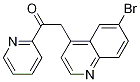 2-(6-Bromoquinolin-4-yl)-1-(pyridin-2-yl)ethanoneStructure,476472-24-9Structure 2-(6-Bromoquinolin-4-yl)-1-(pyridin-2-yl)ethanone Structure,476472-24-9Structure