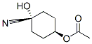 順式-(9ci)-4-(乙?；趸?-1-羥基-環(huán)己烷甲腈結(jié)構(gòu)式_477344-74-4結(jié)構(gòu)式