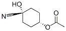 反式-(9ci)-4-(乙酰基氧基)-1-羥基-環(huán)己烷甲腈結構式_477344-82-4結構式