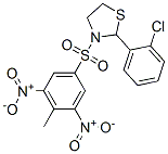 (9CI)-2-(2-氯苯基)-3-[(4-甲基-3,5-二硝基苯基)磺?；鵠-噻唑烷結(jié)構(gòu)式_477489-68-2結(jié)構(gòu)式