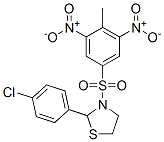 (9CI)-2-(4-氯苯基)-3-[(4-甲基-3,5-二硝基苯基)磺酰基]-噻唑烷結(jié)構(gòu)式_477489-70-6結(jié)構(gòu)式