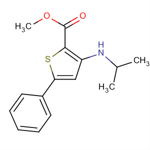 Methyl 3-(isopropyl-amino)-5-phenylthiophene-2-carboxylateStructure,478028-16-9Structure Methyl 3-(isopropyl-amino)-5-phenylthiophene-2-carboxylate Structure,478028-16-9Structure