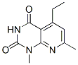 (9CI)-5-乙基-1,7-二甲基吡啶并[2,3-d]嘧啶-2,4(1H,3H)-二酮結(jié)構(gòu)式_479579-10-7結(jié)構(gòu)式