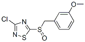 3-Chloro-5-(3-methoxybenzylsulfinyl)-1,2,4-thiadiazoleStructure,486997-73-3Structure 3-Chloro-5-(3-methoxybenzylsulfinyl)-1,2,4-thiadiazole Structure,486997-73-3Structure
