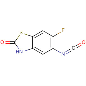 (9ci)-6-氟-5-異氰?；?2(3H)-苯并噻唑酮結(jié)構(gòu)式_488133-65-9結(jié)構(gòu)式