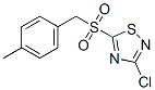 3-Chloro-5-(4-methylbenzylsulfonyl)-1,2,4-thiadiazoleStructure,494763-26-7Structure 3-Chloro-5-(4-methylbenzylsulfonyl)-1,2,4-thiadiazole Structure,494763-26-7Structure