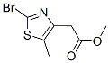 4-Thiazoleaceticacid,2-bromo-5-methyl-,methylesterStructure,496062-15-8Structure 4-Thiazoleaceticacid,2-bromo-5-methyl-,methylester Structure,496062-15-8Structure