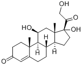 氫化可的松結構式_50-23-7結構式