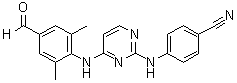 4-(4-(4-Formyl-2,6-dimethylphenylamino)pyrimidin-2-ylamino)benzonitrileStructure,500293-29-8Structure 4-(4-(4-Formyl-2,6-dimethylphenylamino)pyrimidin-2-ylamino)benzonitrile Structure,500293-29-8Structure