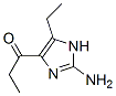1-Propanone,1-(2-amino-5-ethyl-1h-imidazol-4-yl)-(9ci)Structure,500774-43-6Structure 1-Propanone,1-(2-amino-5-ethyl-1h-imidazol-4-yl)-(9ci) Structure,500774-43-6Structure
