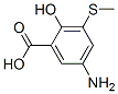 Benzoic acid,5-amino-2-hydroxy-3-(methylthio)-(9ci)Structure,500900-18-5Structure Benzoic acid,5-amino-2-hydroxy-3-(methylthio)-(9ci) Structure,500900-18-5Structure