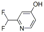 4-Pyridinol ,2-(difluoromethyl)-(9ci)Structure,501125-75-3Structure 4-Pyridinol ,2-(difluoromethyl)-(9ci) Structure,501125-75-3Structure
