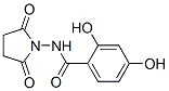 Benzamide,n-(2,5-dioxo-1-pyrrolidinyl)-2,4-dihydroxy-(9ci)Structure,503427-75-6Structure Benzamide,n-(2,5-dioxo-1-pyrrolidinyl)-2,4-dihydroxy-(9ci) Structure,503427-75-6Structure