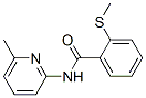 Benzamide,n-(6-methyl-2-pyridinyl)-2-(methylthio)-(9ci)Structure,503533-99-1Structure Benzamide,n-(6-methyl-2-pyridinyl)-2-(methylthio)-(9ci) Structure,503533-99-1Structure