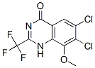 4(1H)-quinazolinone,6,7-dichloro-8-methoxy-2-(trifluoromethyl)-(9ci)Structure,50419-71-1Structure 4(1H)-quinazolinone,6,7-dichloro-8-methoxy-2-(trifluoromethyl)-(9ci) Structure,50419-71-1Structure