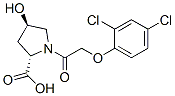 反式-1-[(2,4-二氯苯氧基)乙?；鵠-4-羥基-L-脯氨酸結構式_50649-02-0結構式