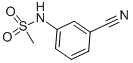 N-(3-氰基苯基)甲磺酰胺結(jié)構(gòu)式_50790-30-2結(jié)構(gòu)式