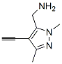 1H-pyrazole-5-methanamine,4-ethynyl-1,3-dimethyl-(9ci)Structure,50847-41-1Structure 1H-pyrazole-5-methanamine,4-ethynyl-1,3-dimethyl-(9ci) Structure,50847-41-1Structure