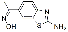 Ethanone,1-(2-amino-6-benzothiazolyl)-,oxime (9ci)Structure,50851-05-3Structure Ethanone,1-(2-amino-6-benzothiazolyl)-,oxime (9ci) Structure,50851-05-3Structure