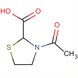 N-乙?；?2-噻唑烷羧酸結(jié)構(gòu)式_51131-84-1結(jié)構(gòu)式