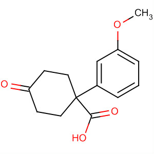 1-(3-Methoxyphenyl)-4-oxocyclohexanecarboxylic acidStructure,51414-27-8Structure 1-(3-Methoxyphenyl)-4-oxocyclohexanecarboxylic acid Structure,51414-27-8Structure