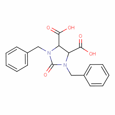 Cis-1,3-dibenzyl-2-oxo-4,5-imidazolidinedicarboxylic acidStructure,51591-75-4Structure Cis-1,3-dibenzyl-2-oxo-4,5-imidazolidinedicarboxylic acid Structure,51591-75-4Structure