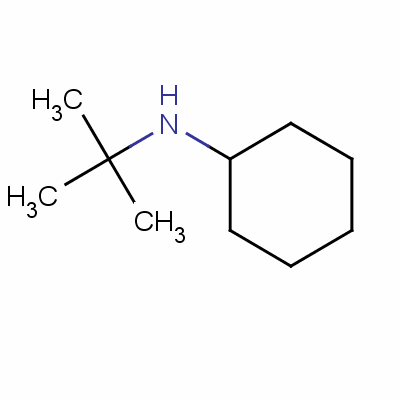 N-叔丁基環(huán)己基胺結構式_51609-06-4結構式