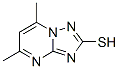 5,7-二甲基-[1,2,4]噻唑并[1,5-a]嘧啶-2-氫硫化物結(jié)構(gòu)式_51646-17-4結(jié)構(gòu)式