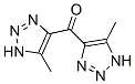 Bis(5-methyl-1h-1,2,3-triazol-4-yl) ketoneStructure,51719-73-4Structure Bis(5-methyl-1h-1,2,3-triazol-4-yl) ketone Structure,51719-73-4Structure