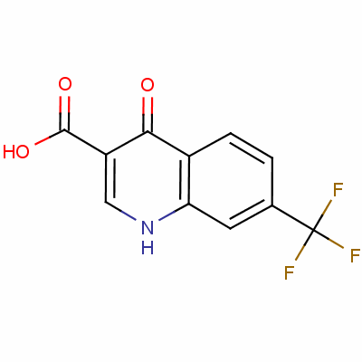 1,4-Dihydro-4-oxo-7-(trifluoromethyl)quinoline-3-carboxylic acidStructure,51776-97-7Structure 1,4-Dihydro-4-oxo-7-(trifluoromethyl)quinoline-3-carboxylic acid Structure,51776-97-7Structure