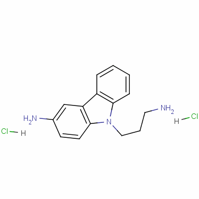 3-Amino-9h-carbazole-9-propylamine dihydrochlorideStructure,51788-31-9Structure 3-Amino-9h-carbazole-9-propylamine dihydrochloride Structure,51788-31-9Structure