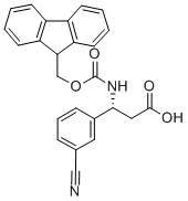 Fmoc-(r)-3-amino-3-(3-cyano-phenyl)-propionic acidStructure,517905-91-8Structure Fmoc-(r)-3-amino-3-(3-cyano-phenyl)-propionic acid Structure,517905-91-8Structure