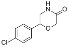 6-(4-Chloro-phenyl)-morpholin-3-oneStructure,5196-95-2Structure 6-(4-Chloro-phenyl)-morpholin-3-one Structure,5196-95-2Structure