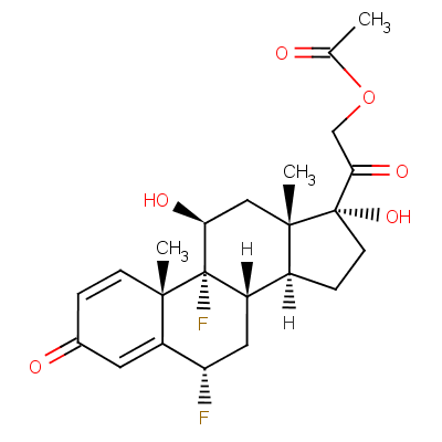 6Alpha,9-difluoro-11beta,17,21-trihydroxypregna-1,4-diene-3,20-dione 21-acetateStructure,52-70-0Structure 6Alpha,9-difluoro-11beta,17,21-trihydroxypregna-1,4-diene-3,20-dione 21-acetate Structure,52-70-0Structure