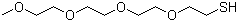 2,5,8,11-tEtraoxatridecane-13-thiolStructure,52190-55-3Structure 2,5,8,11-tEtraoxatridecane-13-thiol Structure,52190-55-3Structure