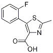 5-(2-Fluoro-phenyl)-2-methyl-thiazole-4-carboxylic acidStructure,522646-43-1Structure 5-(2-Fluoro-phenyl)-2-methyl-thiazole-4-carboxylic acid Structure,522646-43-1Structure