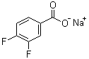 Sodium 3,4-difluorobenzoateStructure,522651-44-1Structure Sodium 3,4-difluorobenzoate Structure,522651-44-1Structure