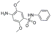 4-Amino-2,5-dimethoxy-N-phenylbenzenesulphonamideStructure,52298-44-9Structure 4-Amino-2,5-dimethoxy-N-phenylbenzenesulphonamide Structure,52298-44-9Structure