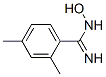 Benzenecarboximidamide,n-hydroxy-2,4-dimethyl-(9ci)Structure,52400-13-2Structure Benzenecarboximidamide,n-hydroxy-2,4-dimethyl-(9ci) Structure,52400-13-2Structure