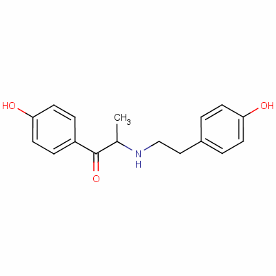 1-[[(4-hYdroxyphenyl)ethyl]amino]-1-propanone hydrochloride Structure,52446-65-8Structure