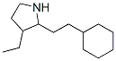 Pyrrolidine, 2-(2-cyclohexylethyl)-3-ethyl- (9ci)Structure,525537-46-6Structure Pyrrolidine, 2-(2-cyclohexylethyl)-3-ethyl- (9ci) Structure,525537-46-6Structure