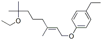 7-Ethoxy-1-(p-ethylphenoxy)-3,7-dimethyl-2-octeneStructure,52730-76-4Structure 7-Ethoxy-1-(p-ethylphenoxy)-3,7-dimethyl-2-octene Structure,52730-76-4Structure