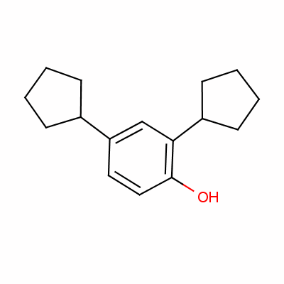 2,4-二環(huán)戊基苯酚結(jié)構(gòu)式_52938-91-7結(jié)構(gòu)式
