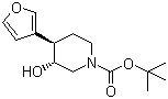 (3R,4r)-rel-4-(3-furanyl)-3-hydroxy-1-piperidinecarboxylic acid tert-butyl esterStructure,532991-48-3Structure (3R,4r)-rel-4-(3-furanyl)-3-hydroxy-1-piperidinecarboxylic acid tert-butyl ester Structure,532991-48-3Structure